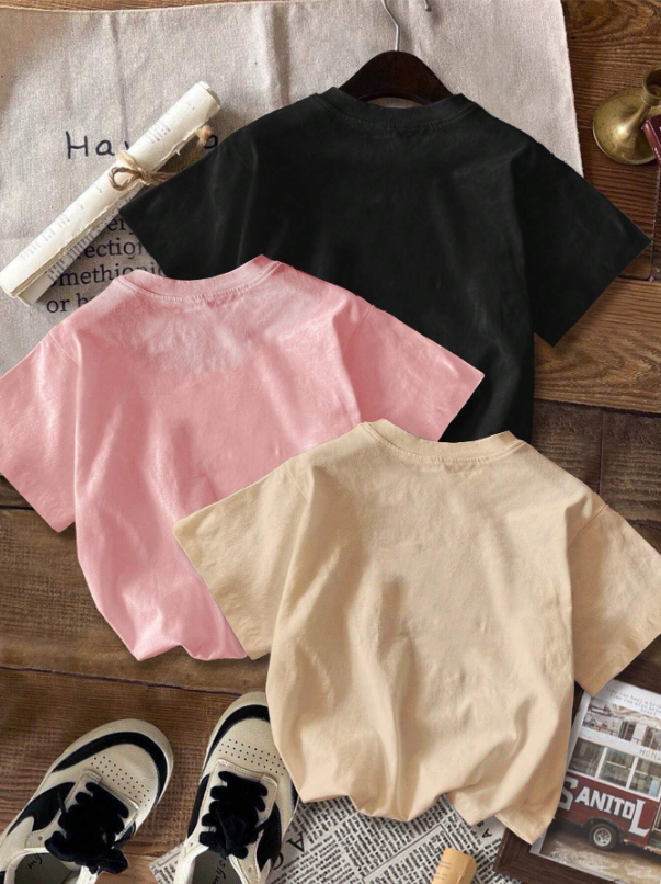 PACK DE 3 CAMISETAS BASICAS DAMA