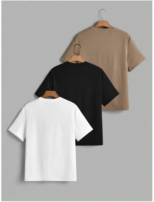 PACK 3 CAMISETAS OVERSIZE HOMBRE