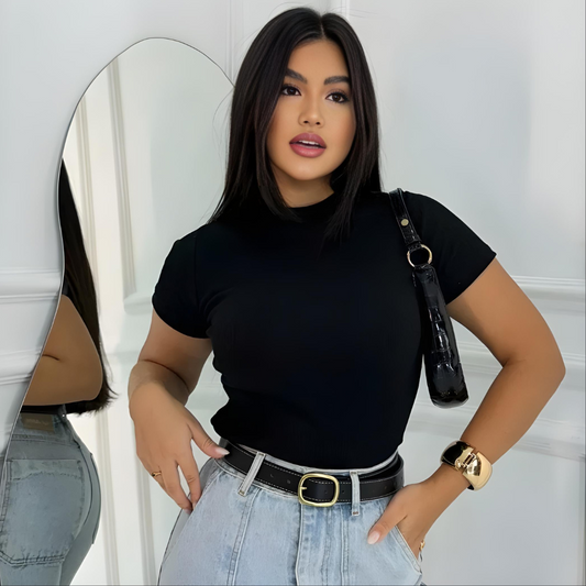 Blusa Femenina Ribana negra