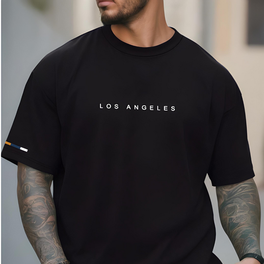 camiseta los ángeles para hombre
